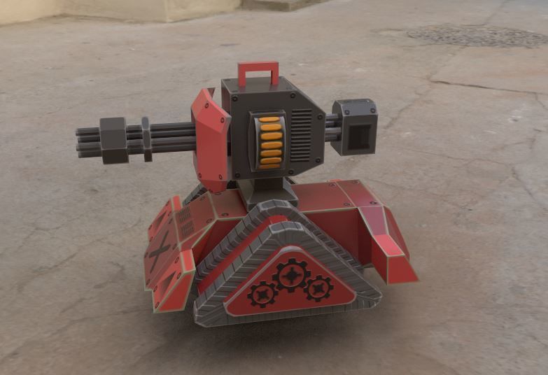 Tank EN09 3D model_1