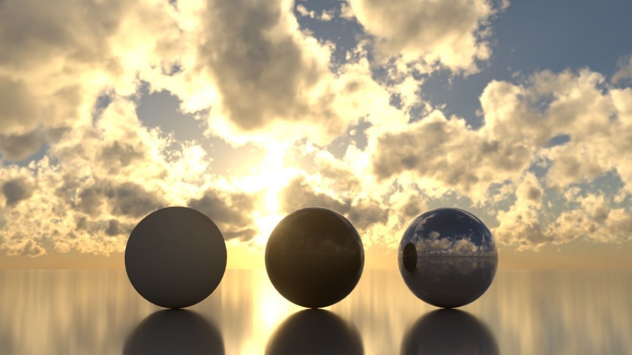 Skydome HDR - Cloudy Cumulus Sunrise - 2 Texture_2