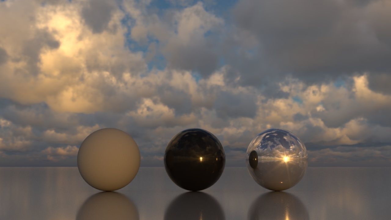 Skydome HDR - Cloudy Cumulus Sunset - 1 Texture_1