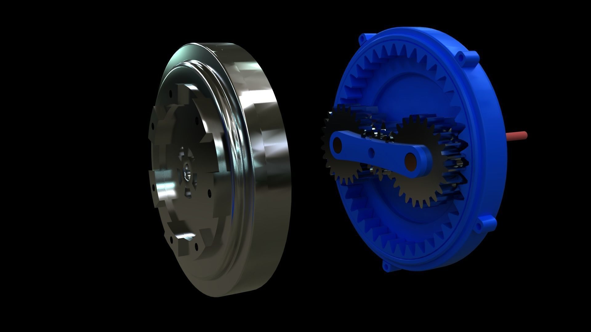 Planetary Reduction Transmission Gears 3D Print Model 3D print model_5