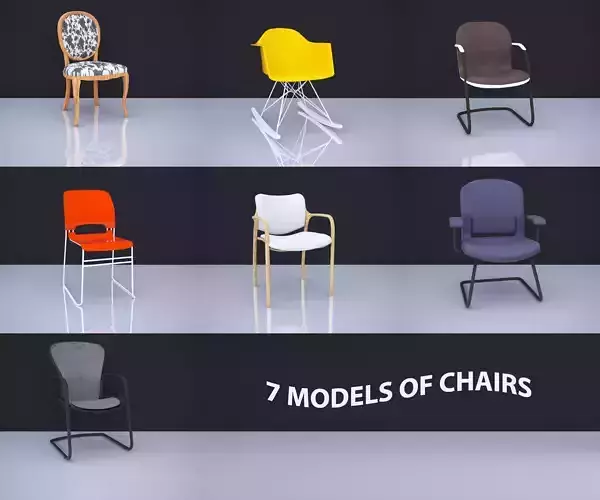 CHAIR 7 orange with frame