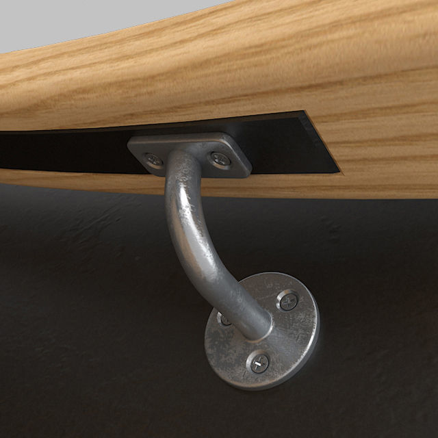 Spiral staircase 3D model_1