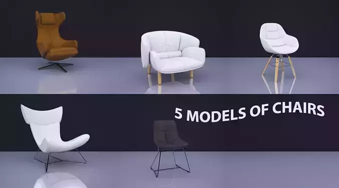 CHAIR 8 swivel leather