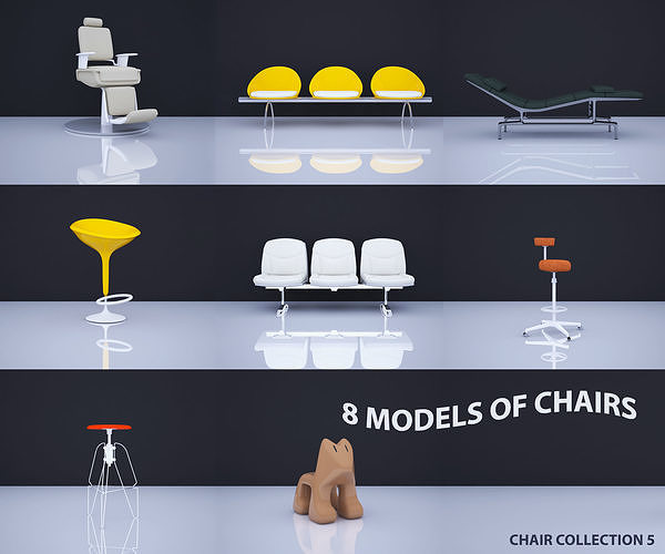 CHAIR COLLECTION 5 medical 3D model