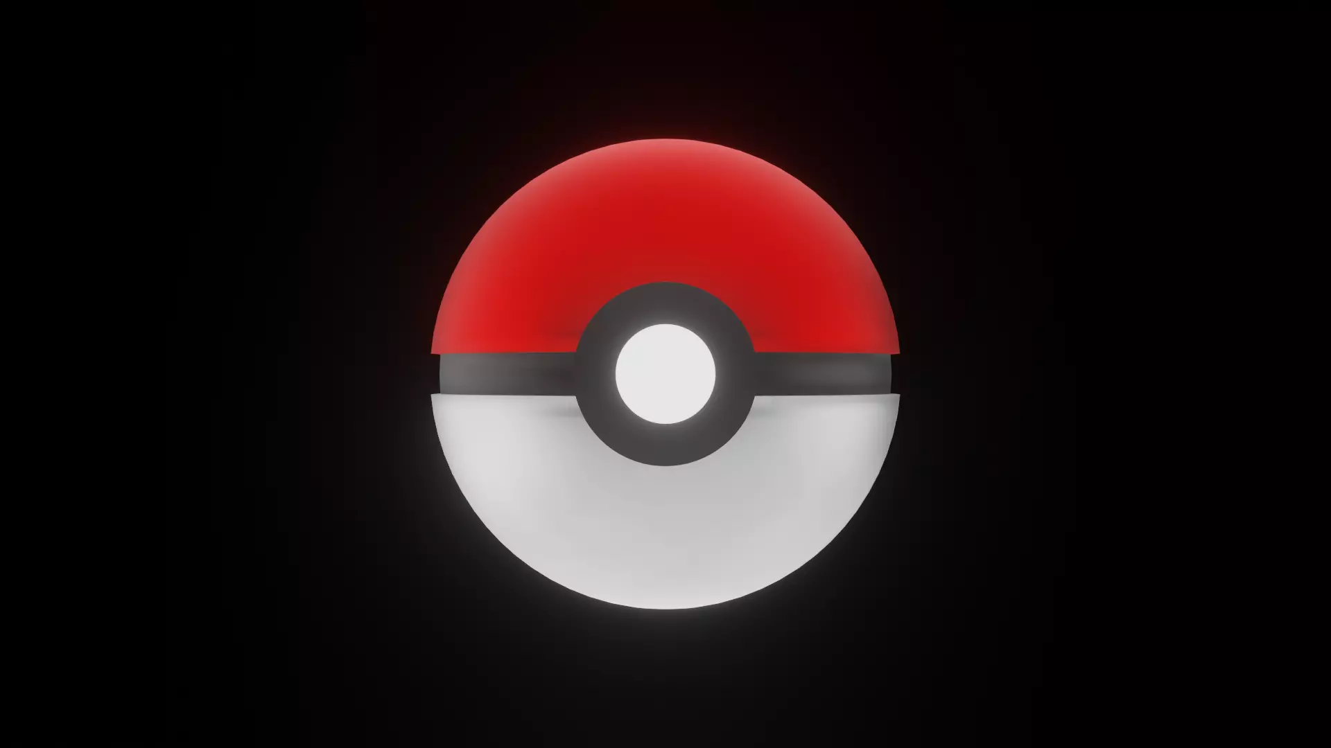 pokeball pokemon ball hd wallpaper 3D model_0