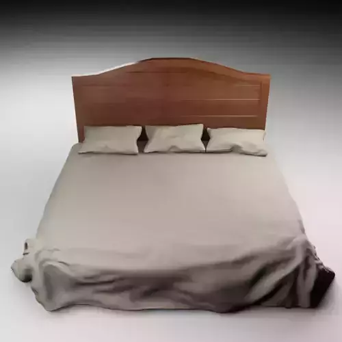Old Timey Bed Free 3D model