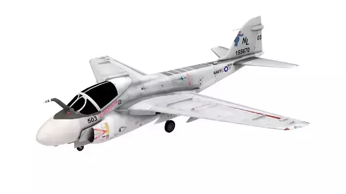 Lowpoly  Grumman A-6 Intruder