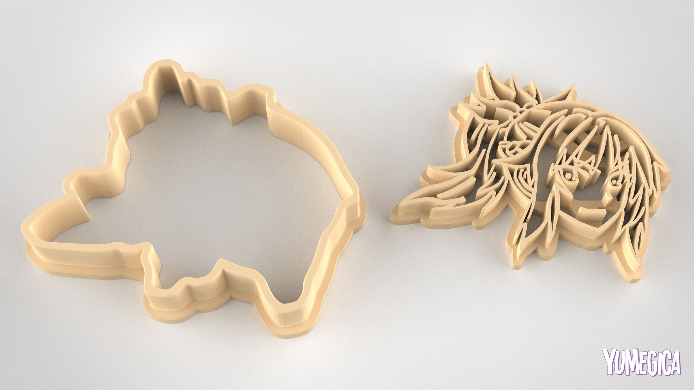 Mordred from Fate Grand Order Cookie Cutter STL file 3D print model_4