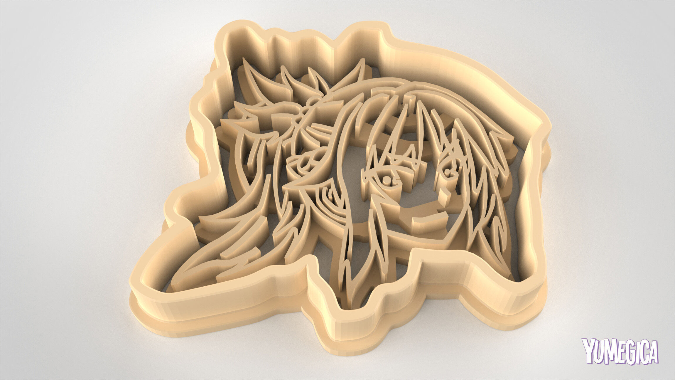 Mordred from Fate Grand Order Cookie Cutter STL file 3D print model_3