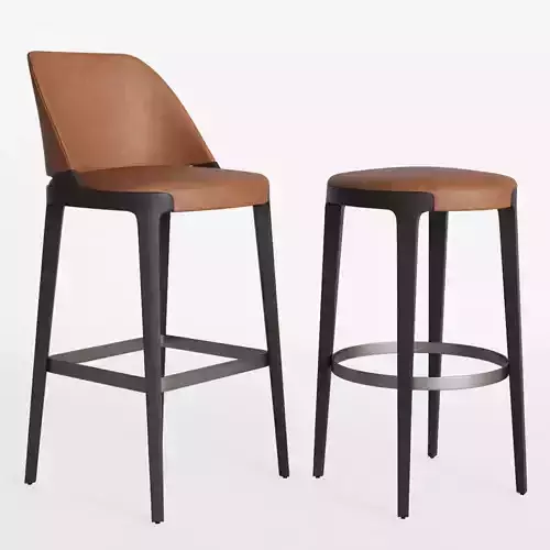 Potocco Velis barstool Round counterstool