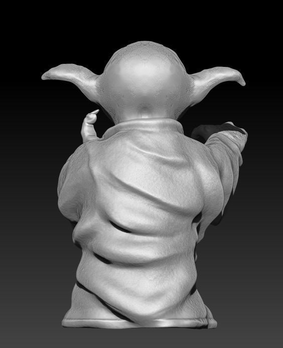 Master Yoda 3D print model_4