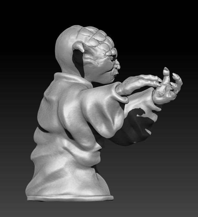 Master Yoda 3D print model_2