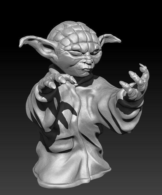 Master Yoda 3D print model_0