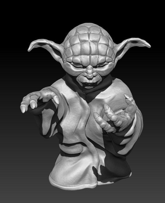 Master Yoda 3D print model_5