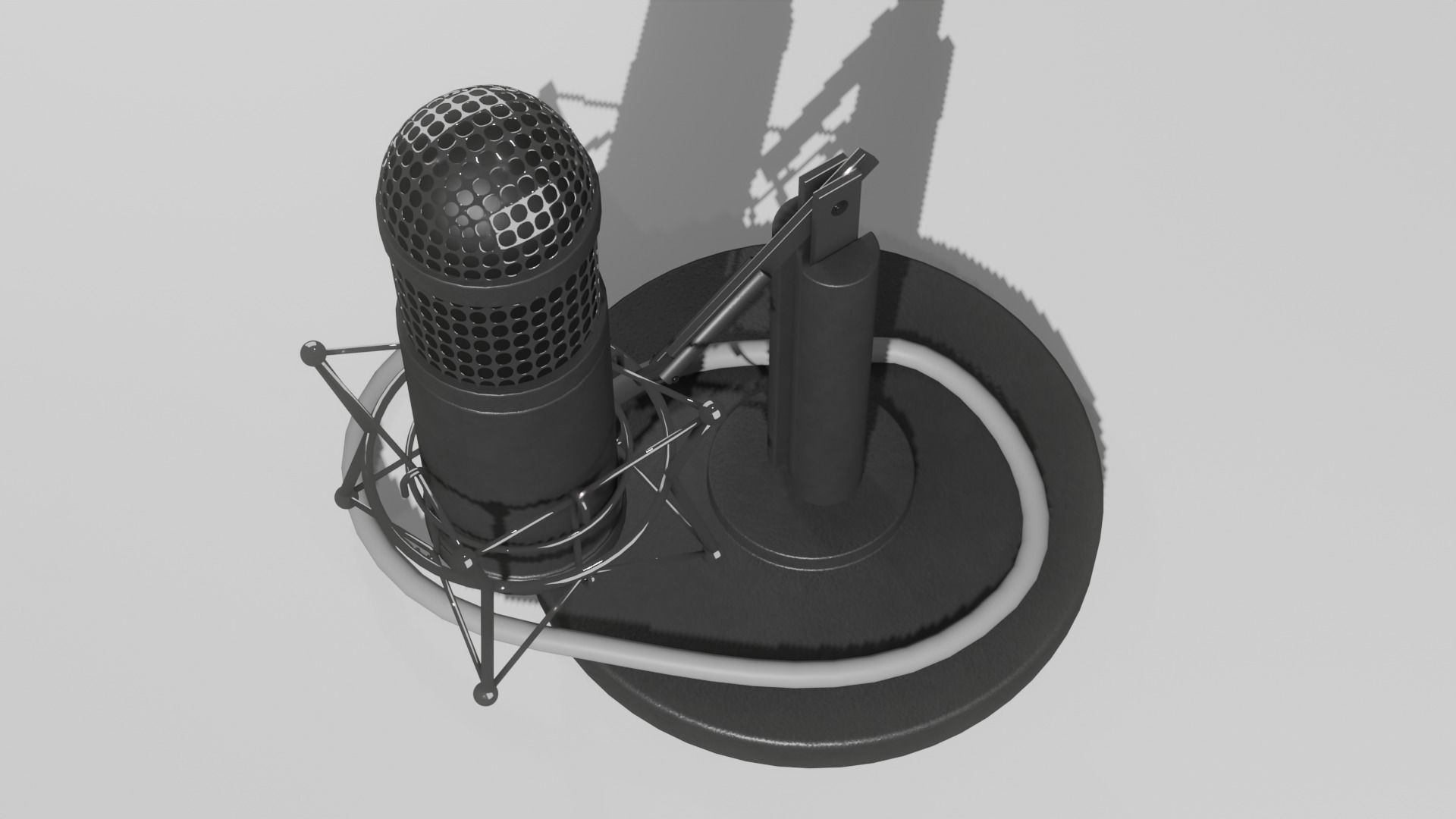 MicroPhone 3D model_4