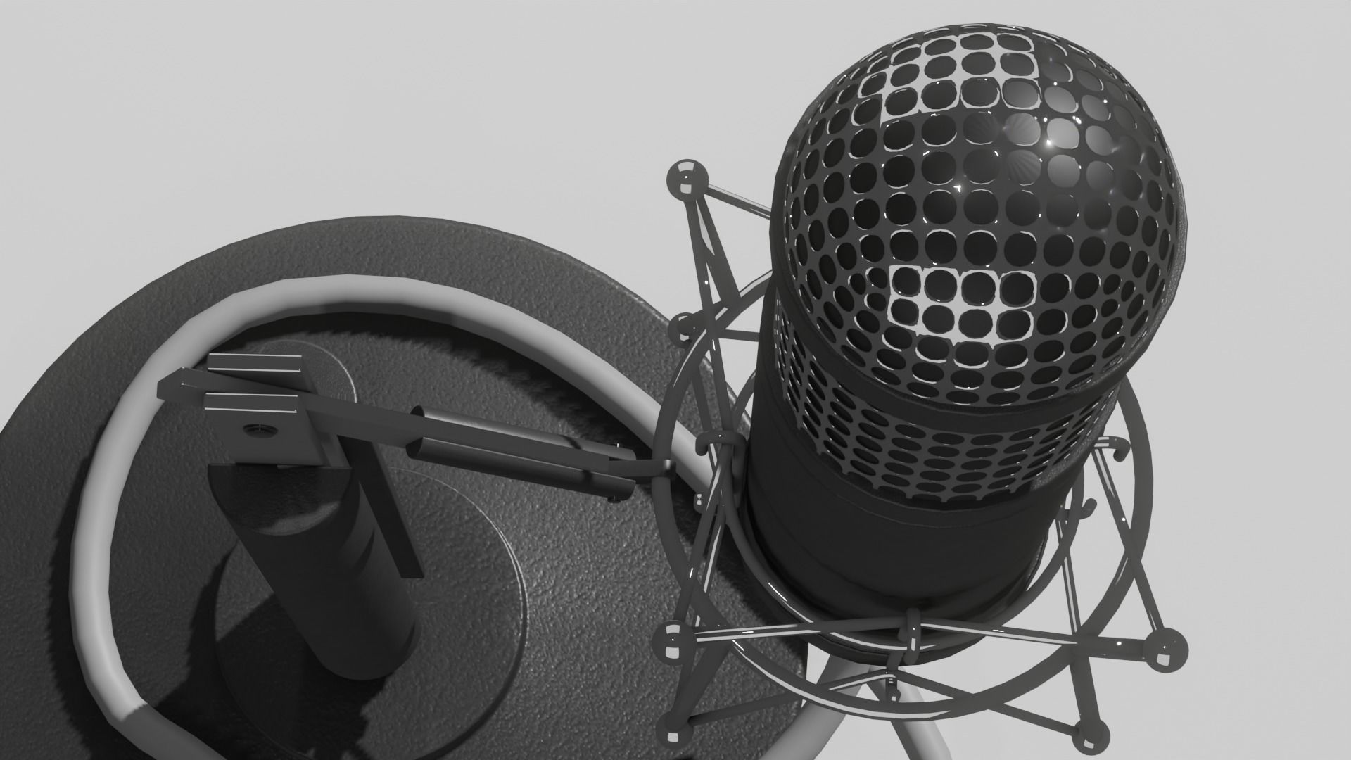 MicroPhone 3D model_6