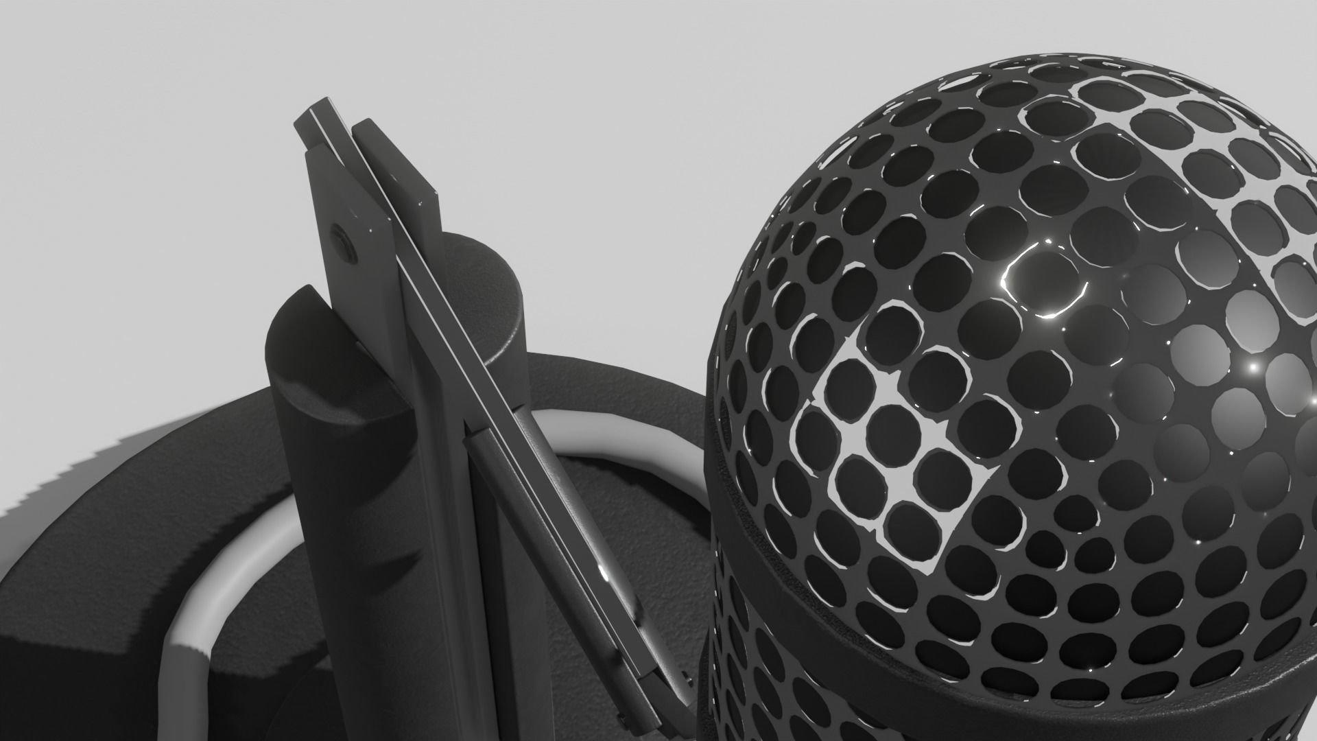 MicroPhone 3D model_5