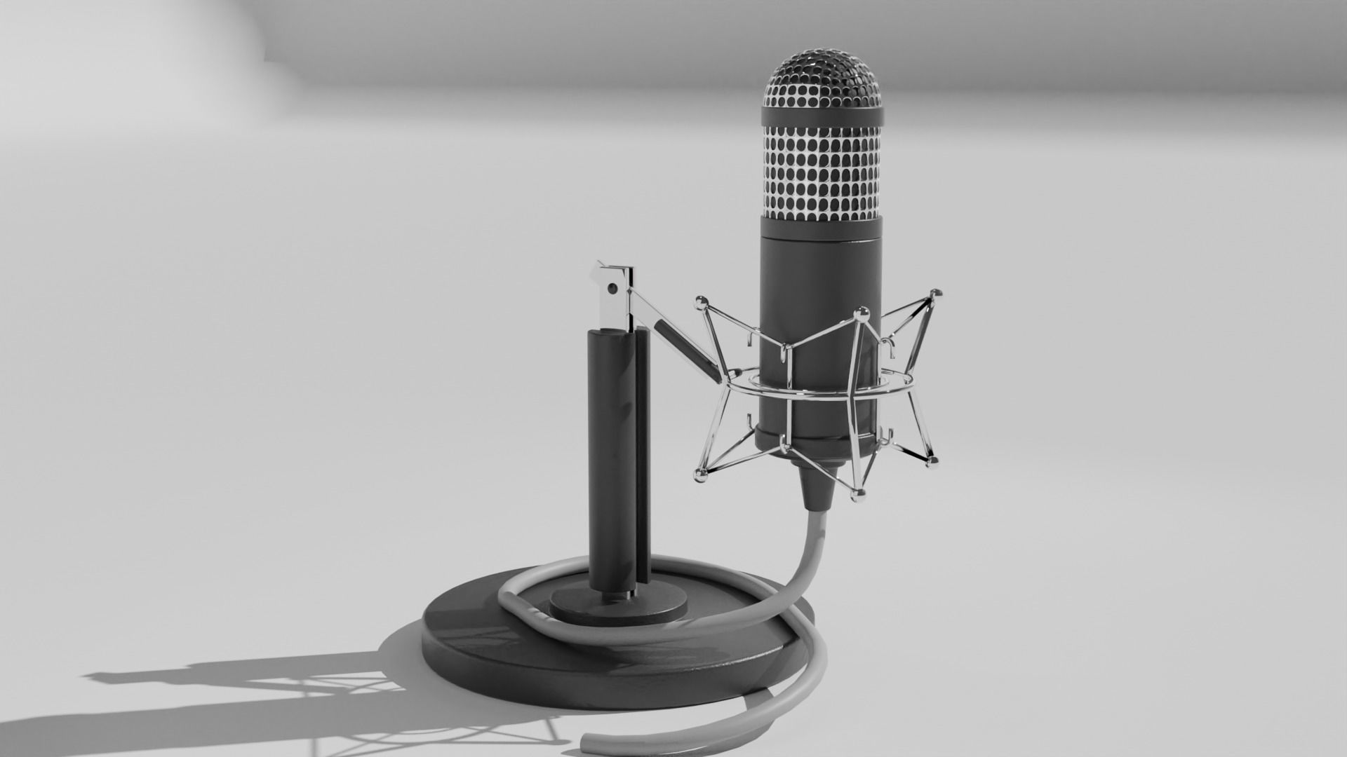 MicroPhone 3D model_7