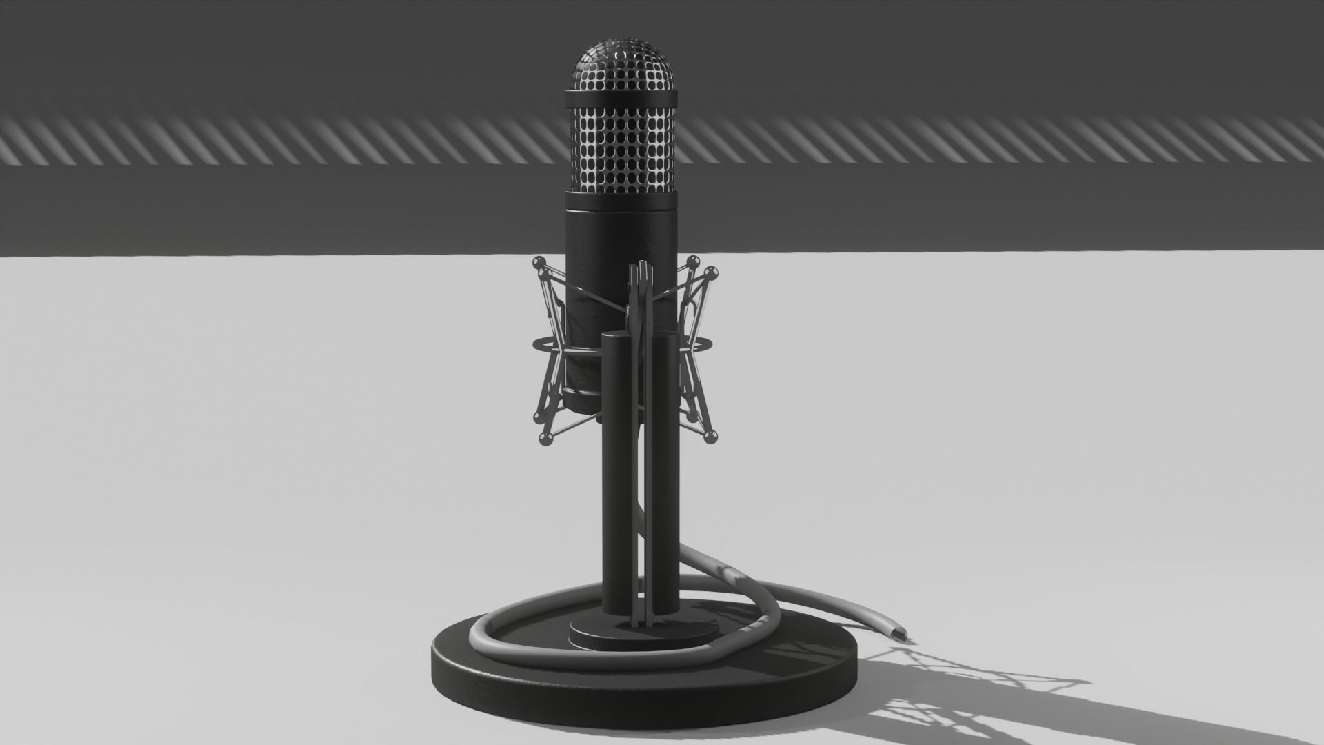 MicroPhone 3D model_3