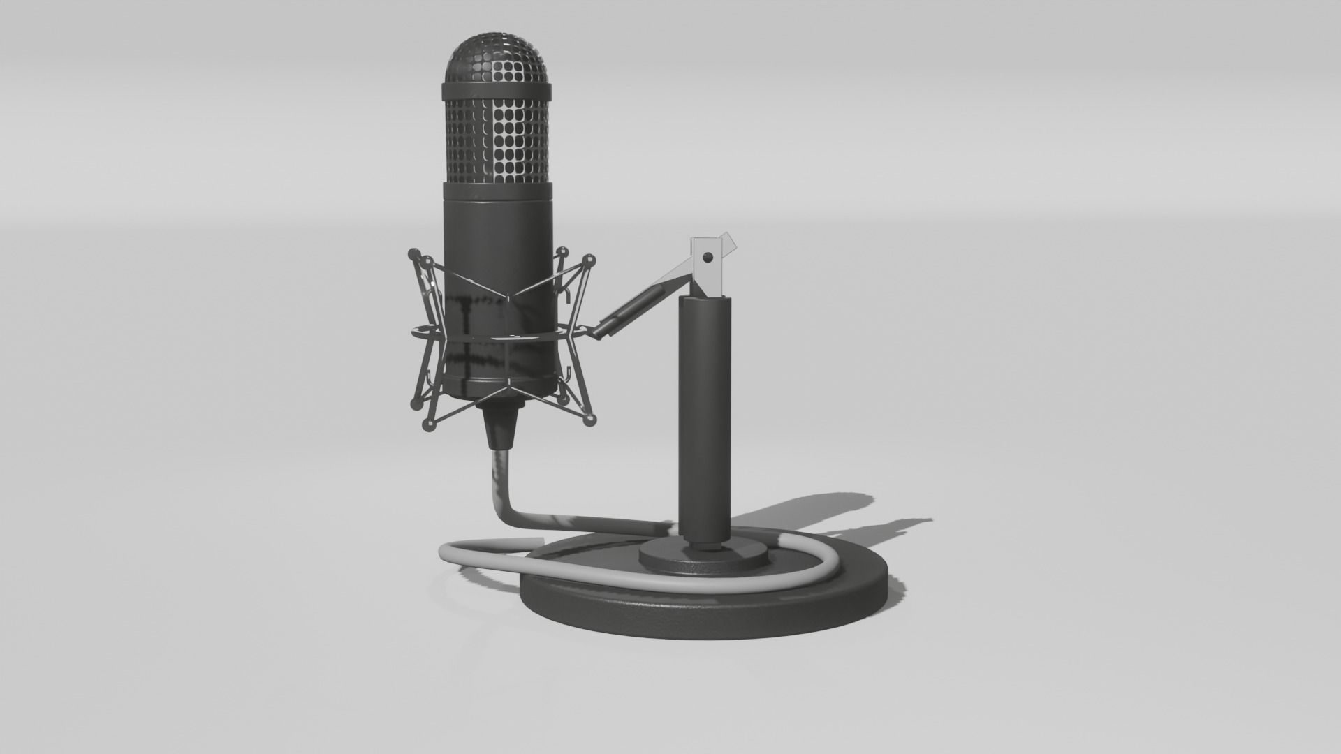 MicroPhone 3D model_2