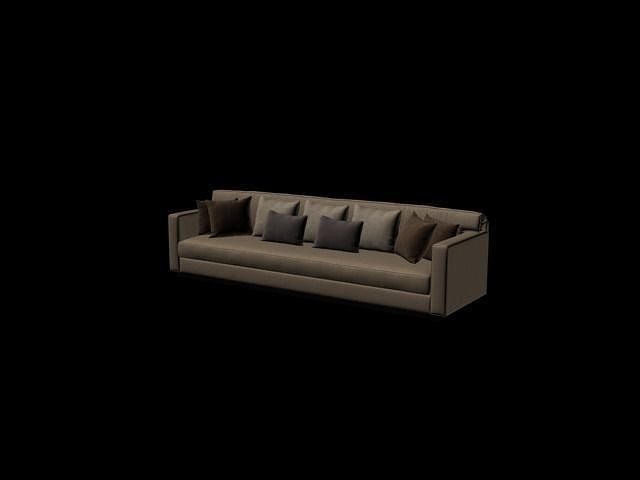 sofa room house furniture 3D model