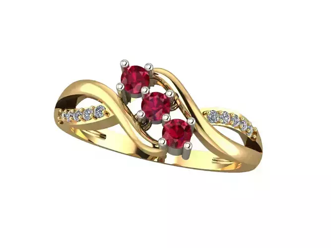 3D Print Ring Model 62