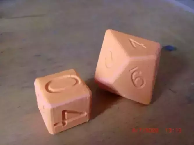 60 numbers pair of dce 3D print model