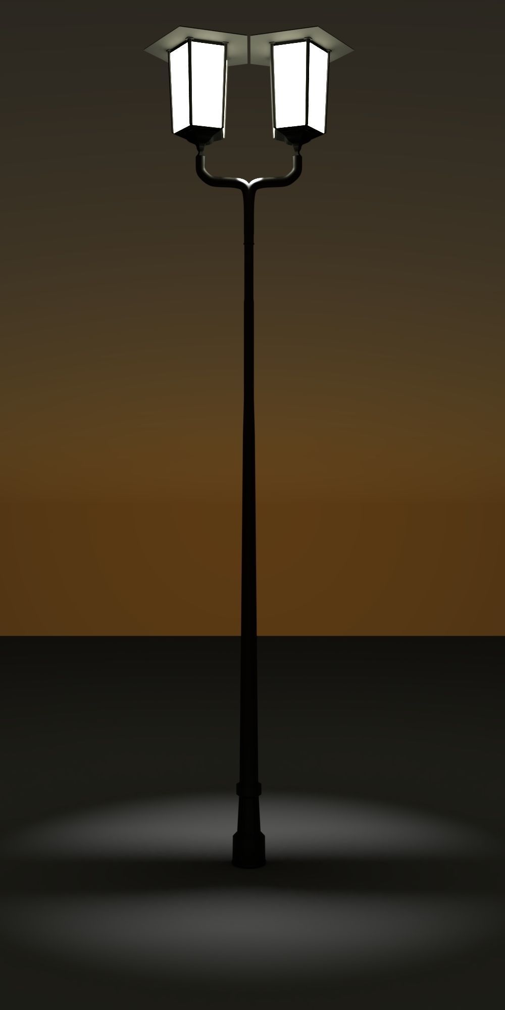 Low Poly Lamps Pack Low-poly 3D model_3
