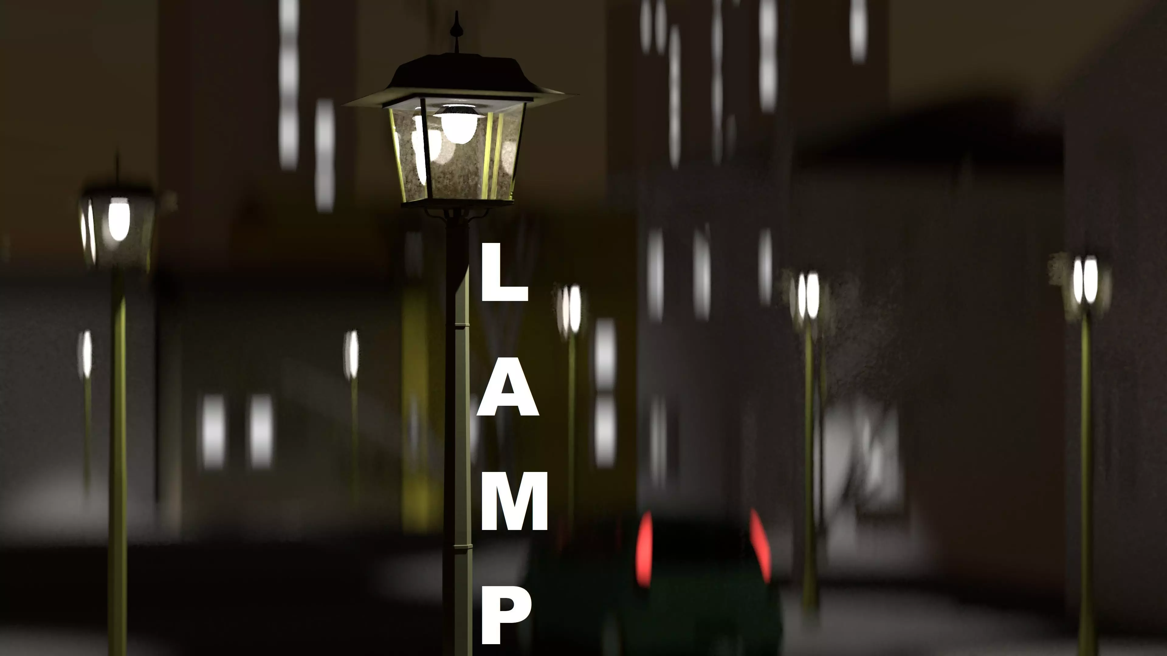 Low Poly Lamps Pack Low-poly 3D model_0