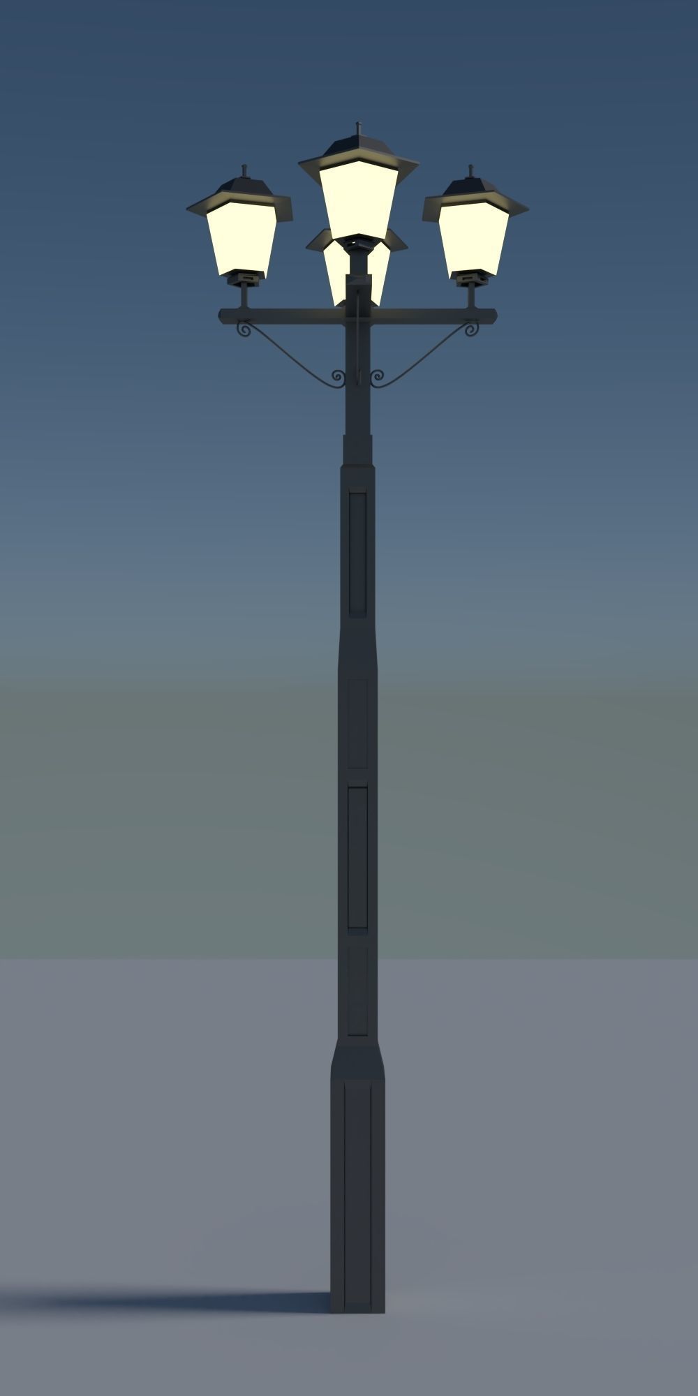 Low Poly Lamps Pack Low-poly 3D model_35