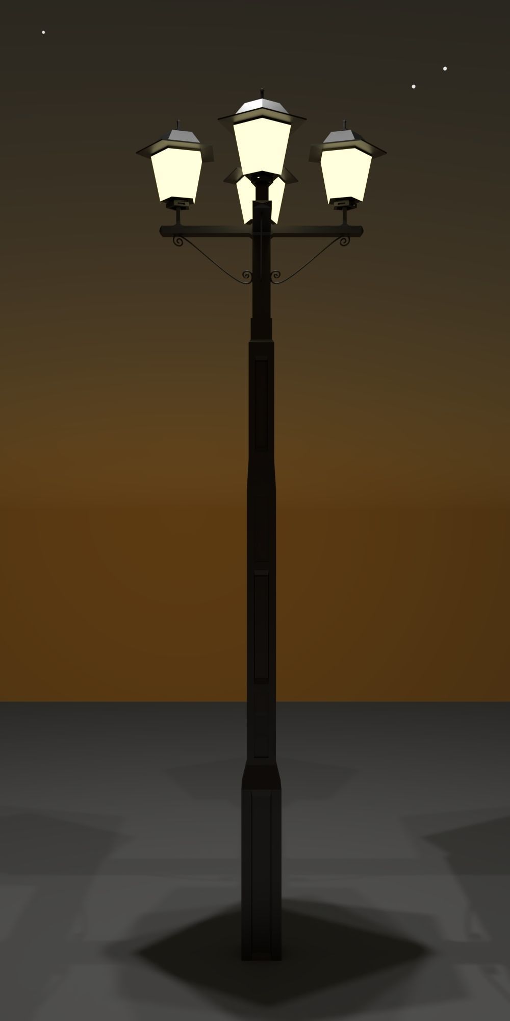 Low Poly Lamps Pack Low-poly 3D model_36
