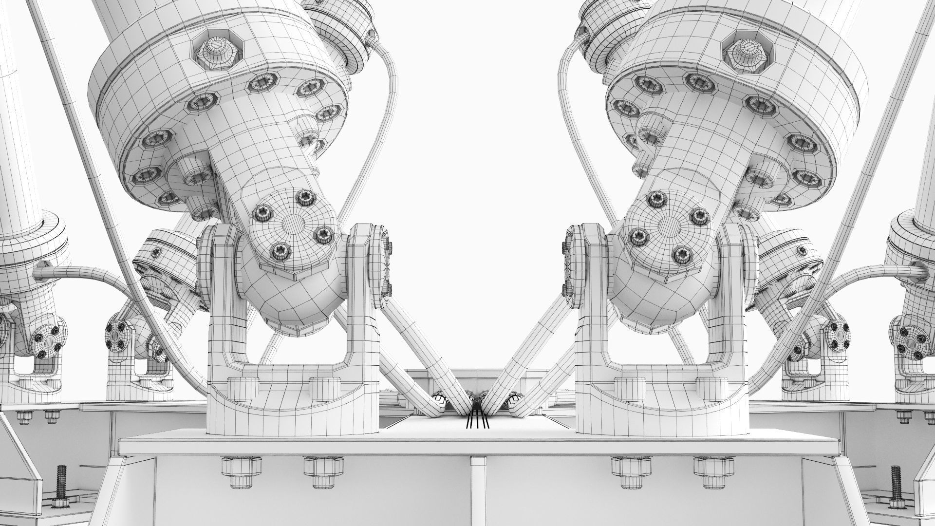 Hexapod Platform 3D model_17