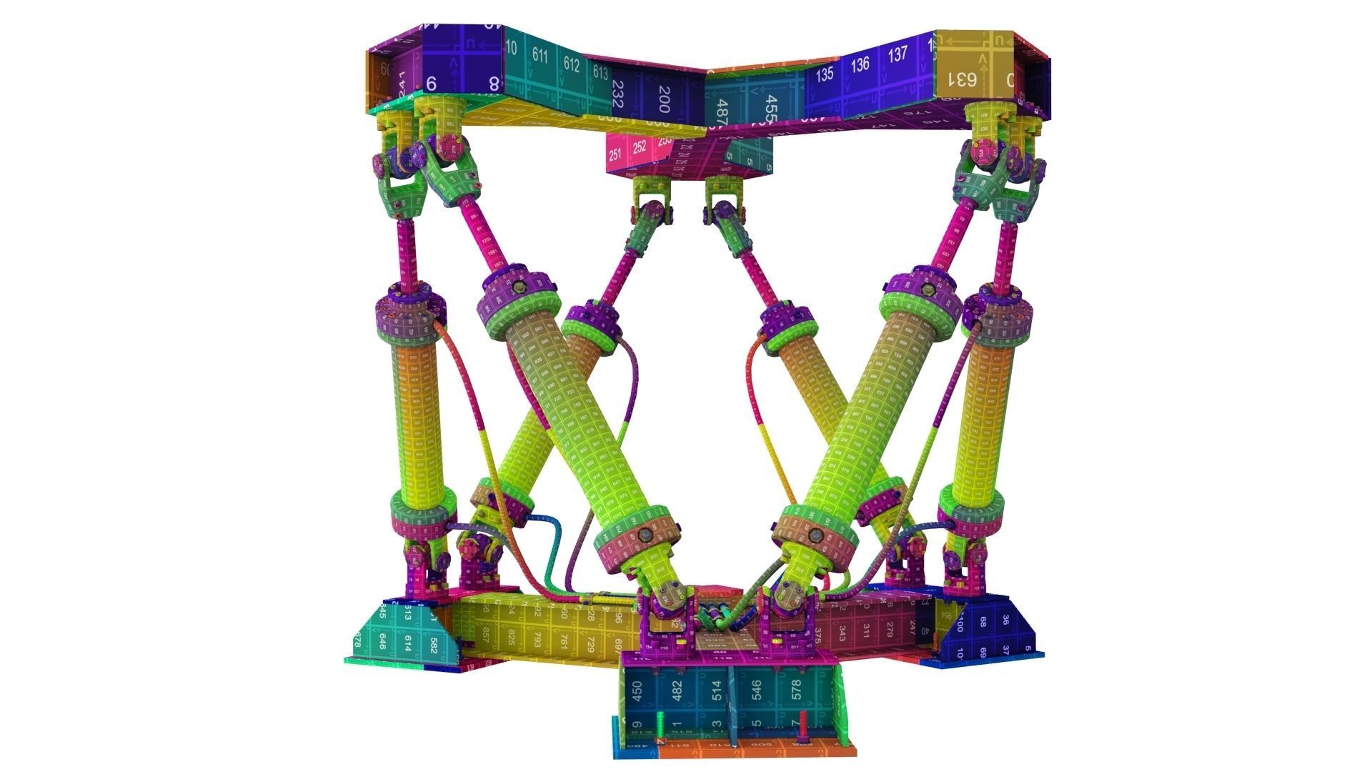Hexapod Platform 3D model_19