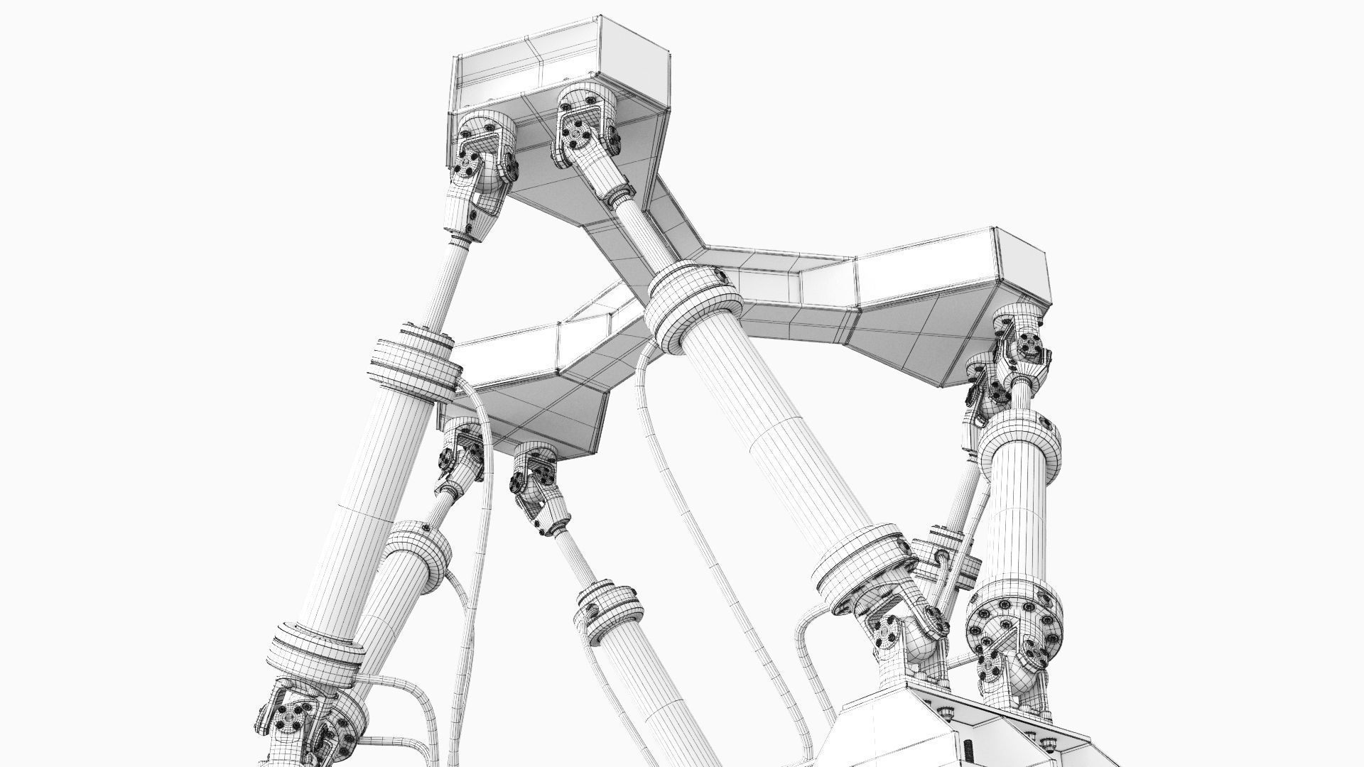 Hexapod Platform 3D model_18