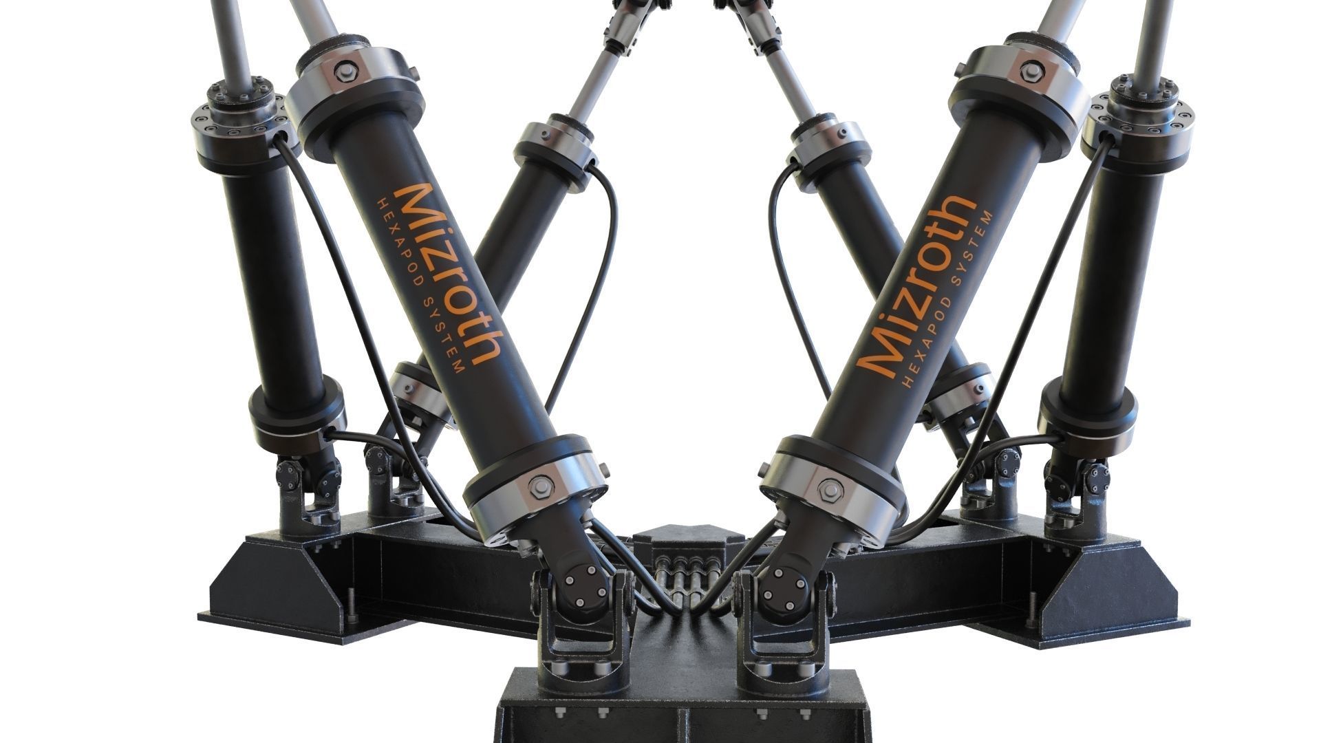 Hexapod Platform 3D model_6