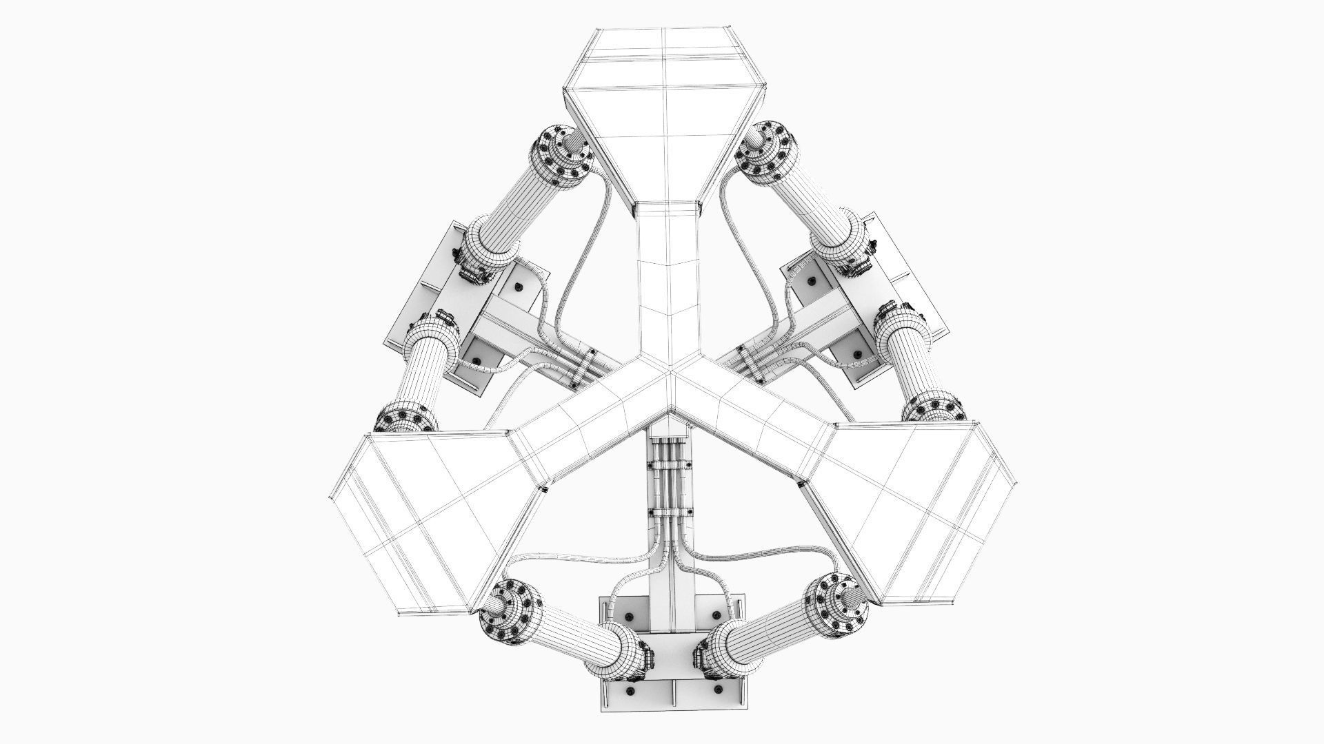 Hexapod Platform 3D model_13