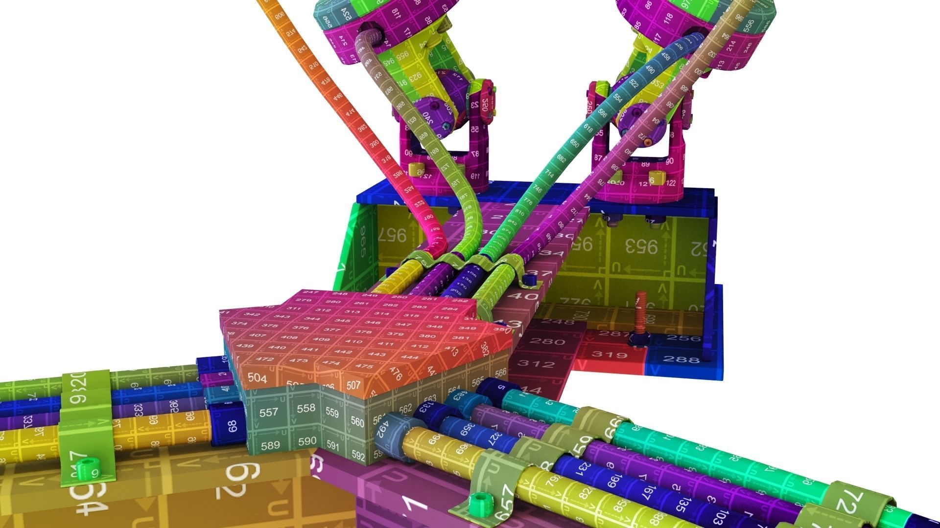 Hexapod Platform 3D model_23