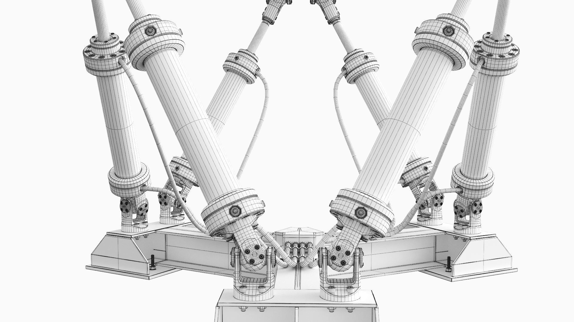 Hexapod Platform 3D model_15