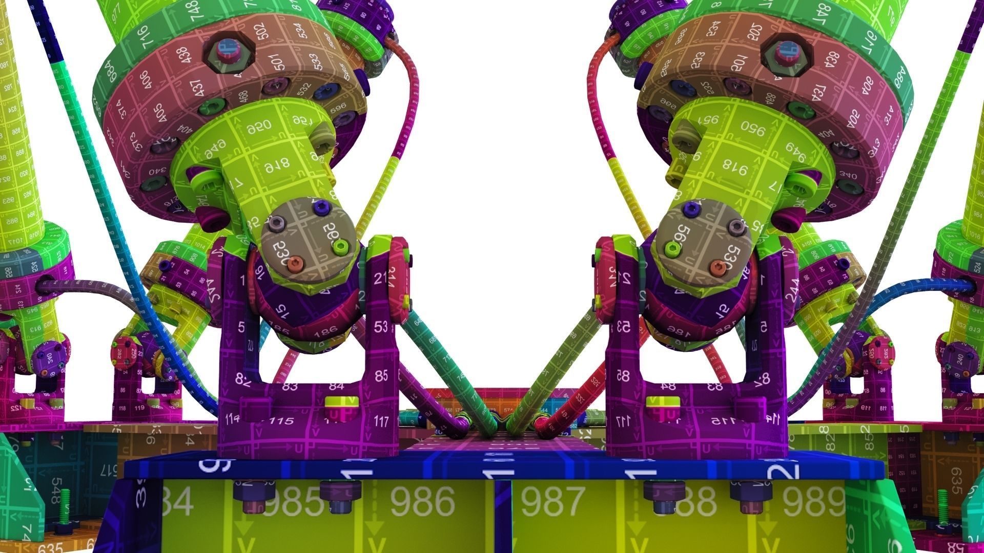 Hexapod Platform 3D model_26