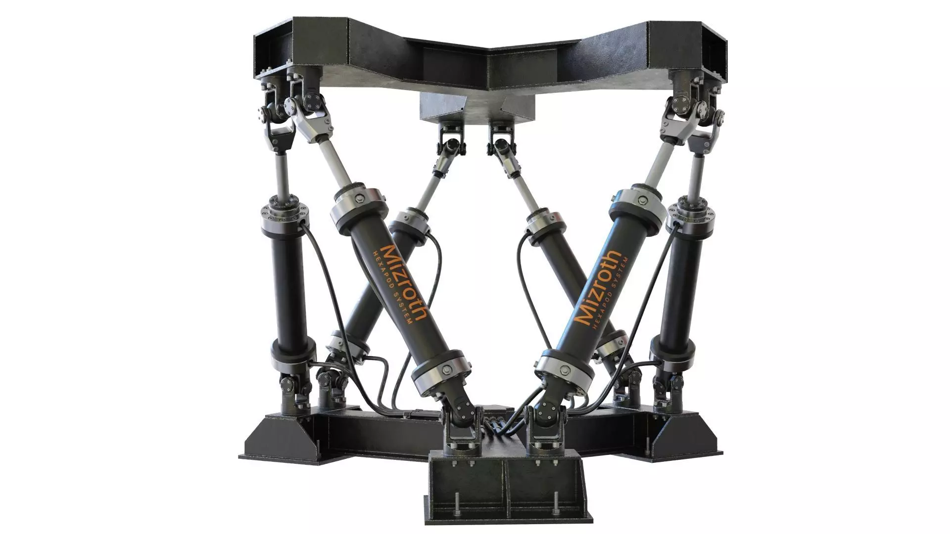 Hexapod Platform 3D model_0