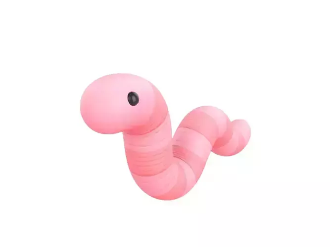 Cartoon Worm