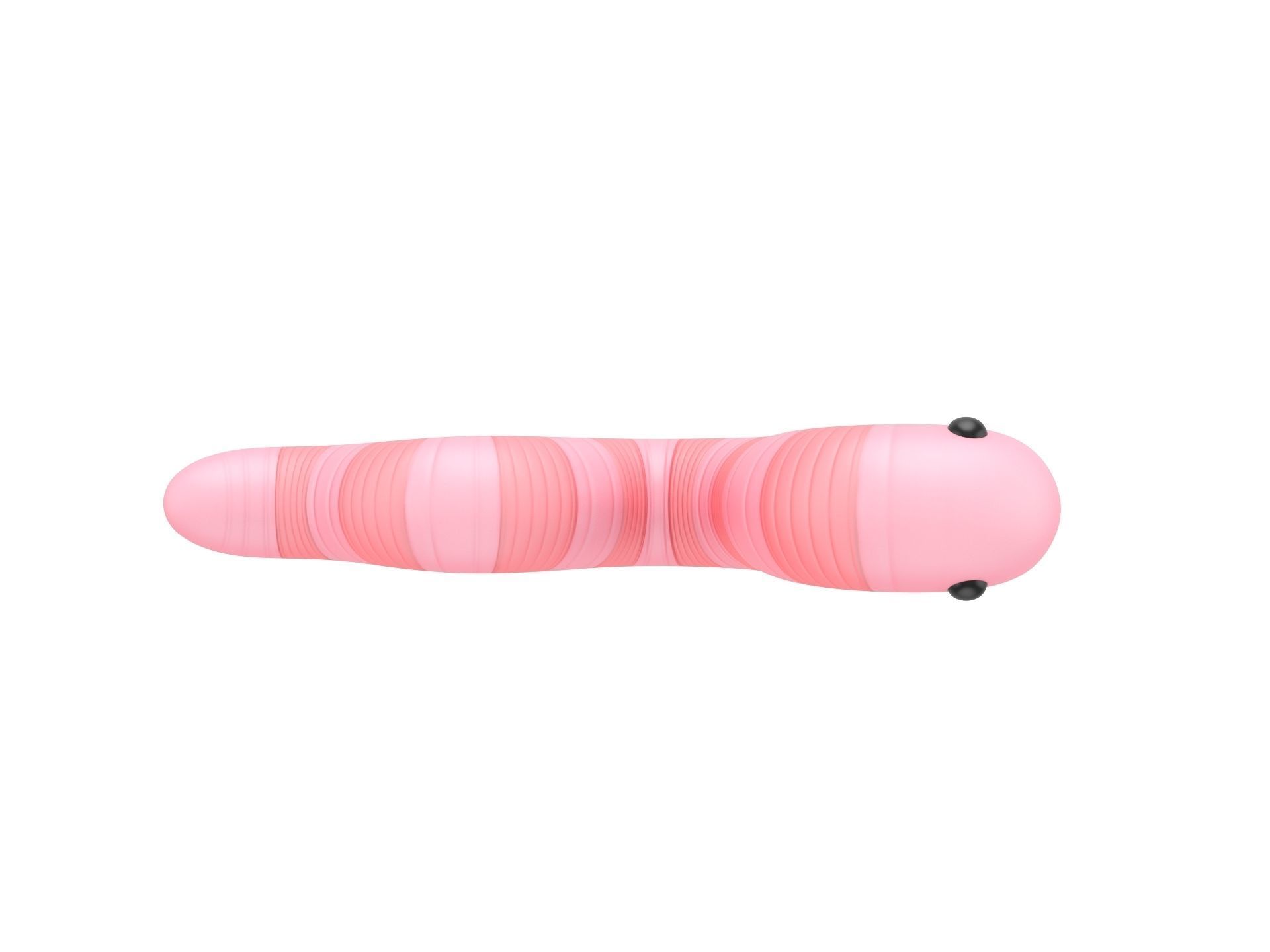 Cartoon Worm 3D model_5