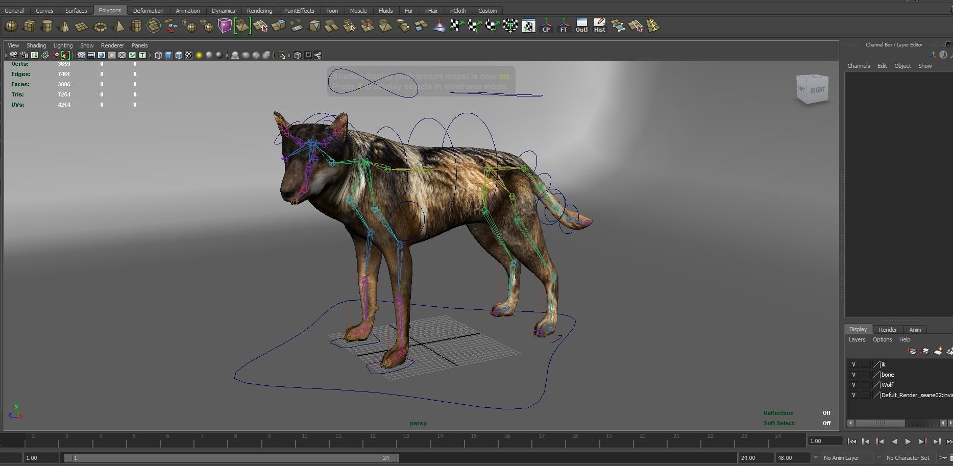 Fox rigged 3D Models low poly model Low-poly 3D model_19