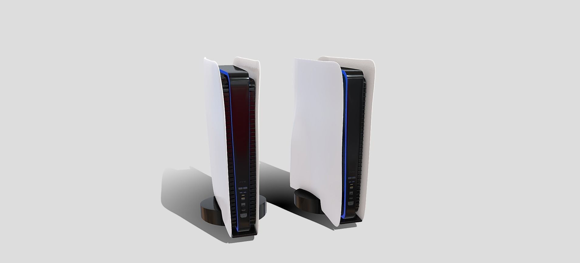PS5 Standard and Digital Edition 3D model_7