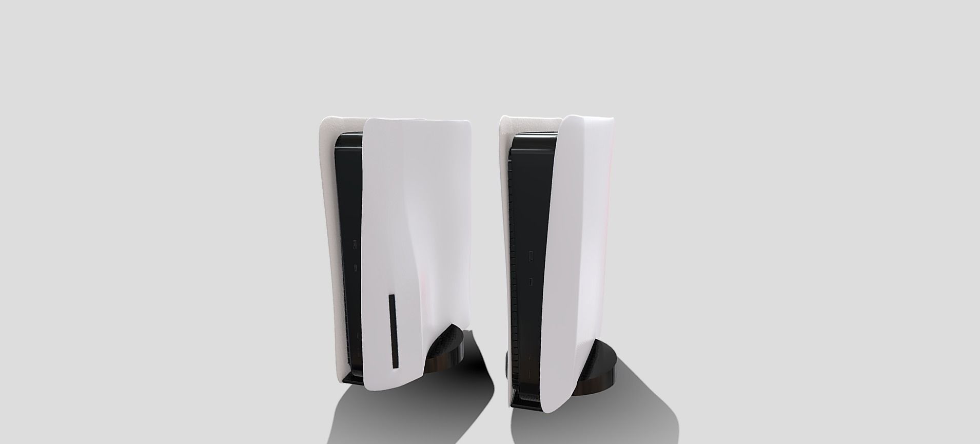PS5 Standard and Digital Edition 3D model_2