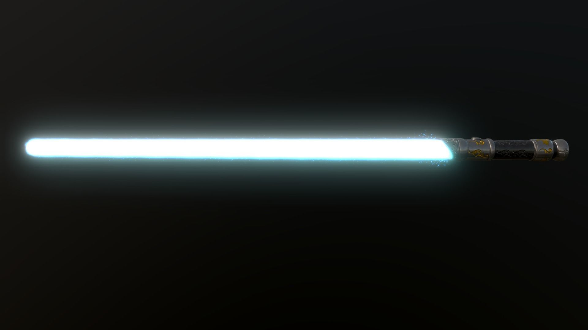 Neoclassical Lightsaber 3D model_1