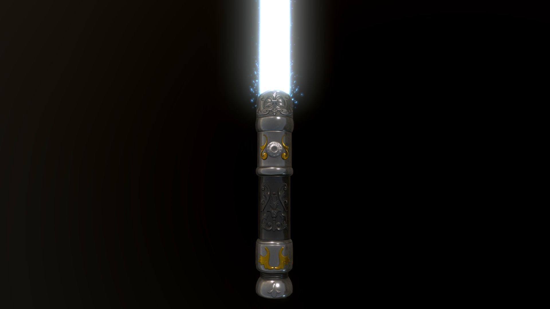 Neoclassical Lightsaber 3D model_2