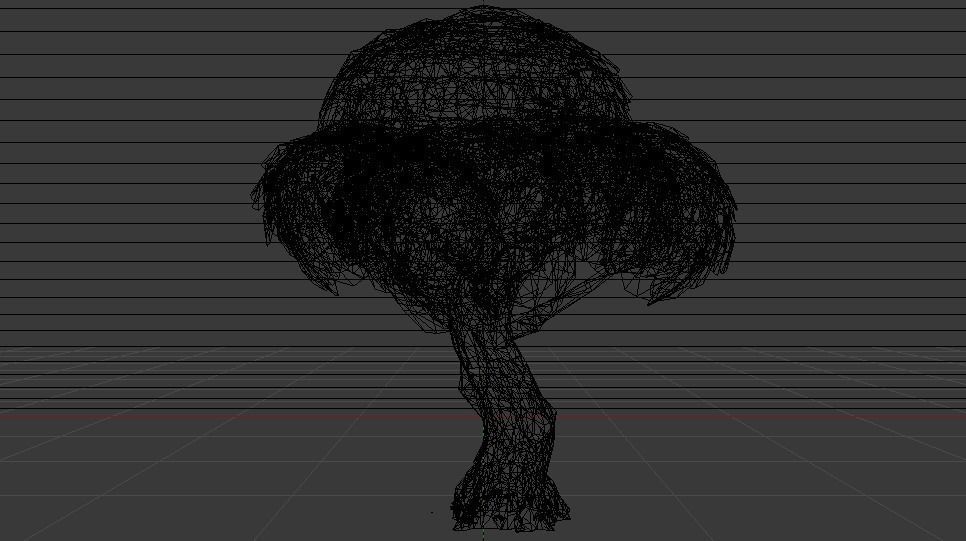 Large Tree Low-poly 3D model_18