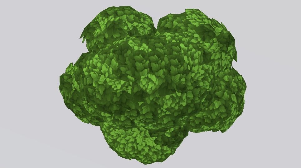 Large Tree Low-poly 3D model_7