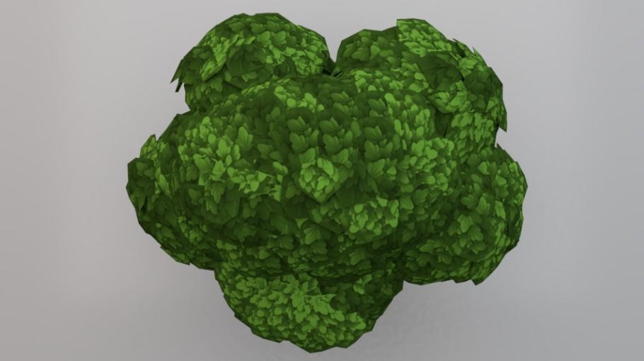 Large Tree Low-poly 3D model_3